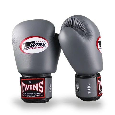 Gants de boxe d’entraînement Twins BGVL3, gris