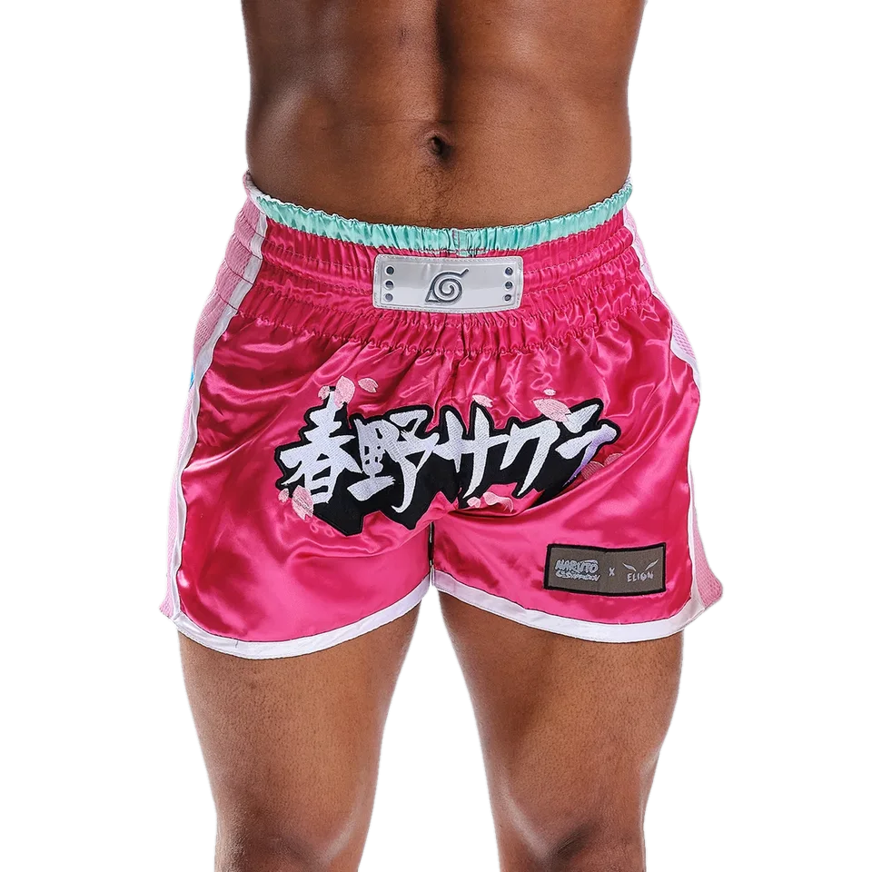 Short de boxe thaï Naruto × Elion, Sakura rose
