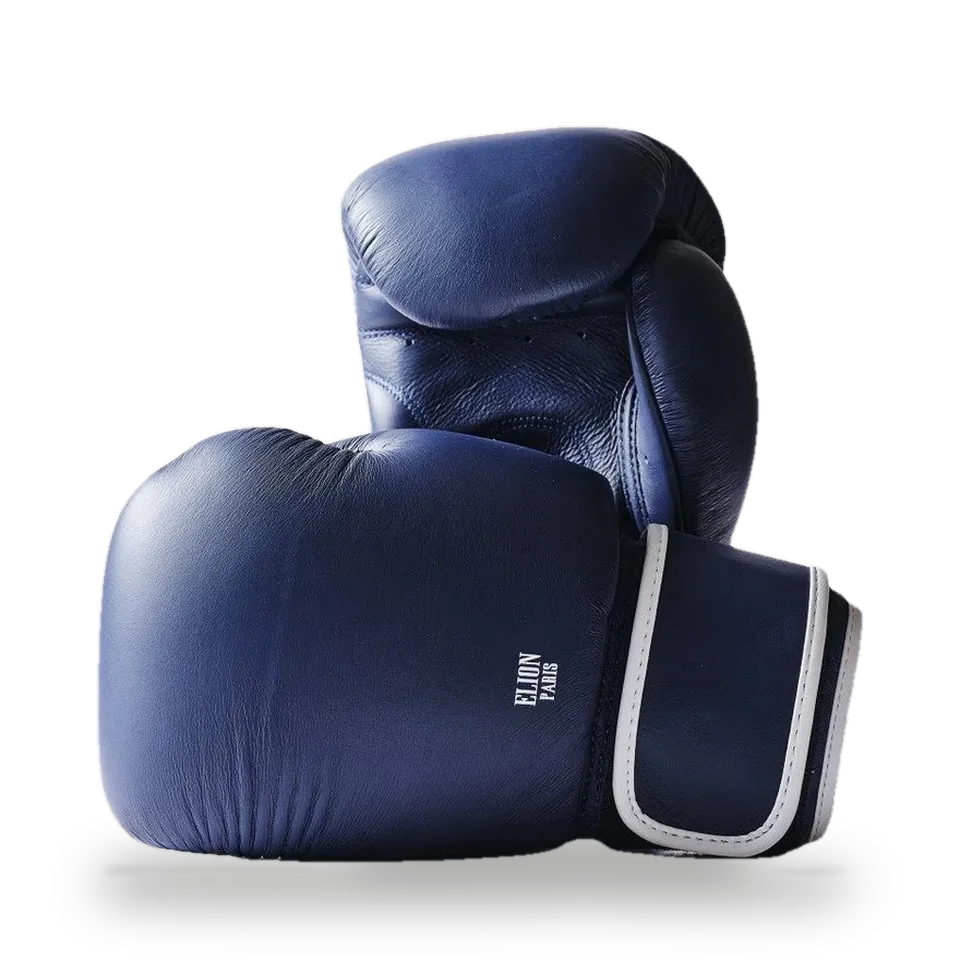 Gants de boxe Elion, bleu mat