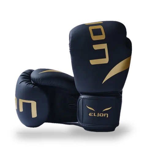 Gants de boxe L’Extravagant Elion, noir et or