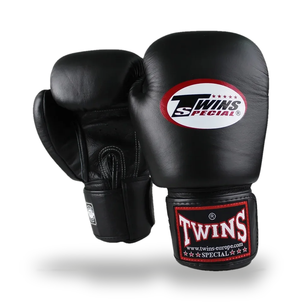 Gants de boxe d’entraînement Twins BGVL3, noir
