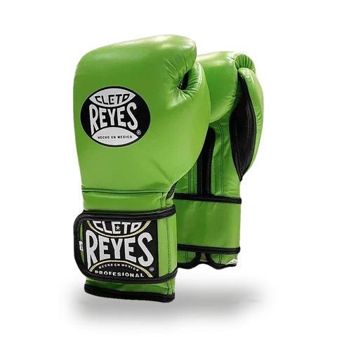 Gants de boxe d’entraînement Cleto Reyes Pro Sparring Citrus Green
