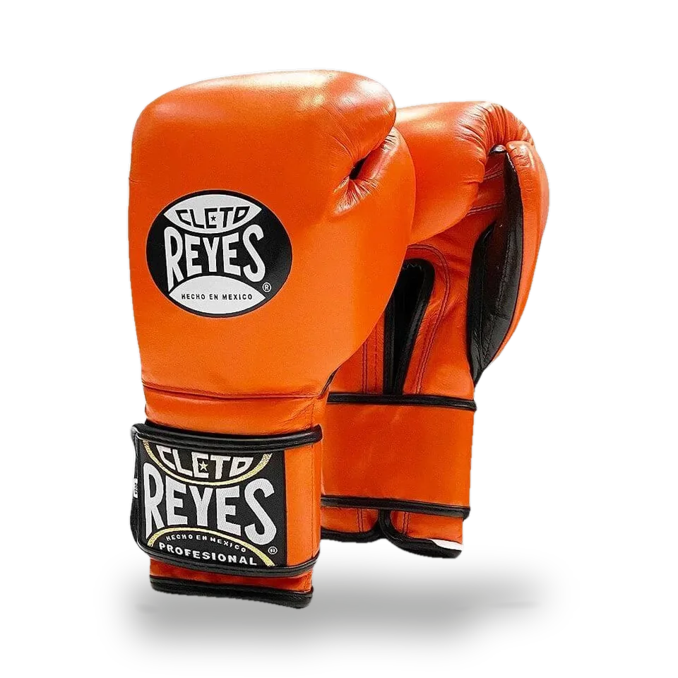 Gants de boxe d’entraînement Cleto Reyes Pro Sparring, orange
