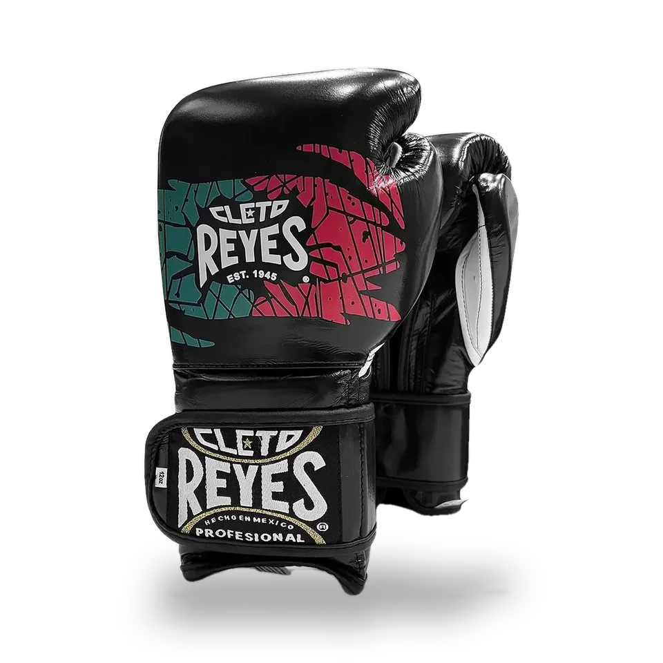 Gants de boxe d’entraînement Cleto Reyes Pro Sparring Mexican, noir