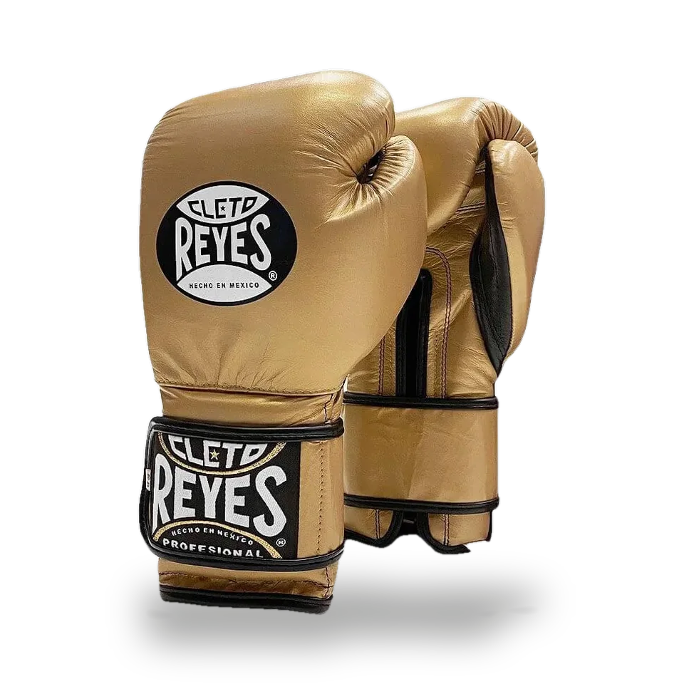 Gants de boxe d’entraînement Cleto Reyes Pro Sparring, or