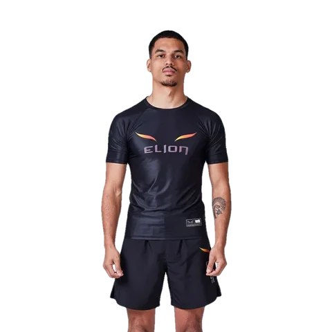 Rashguard Naruto × Elion Classic manches courtes, Naruto noir