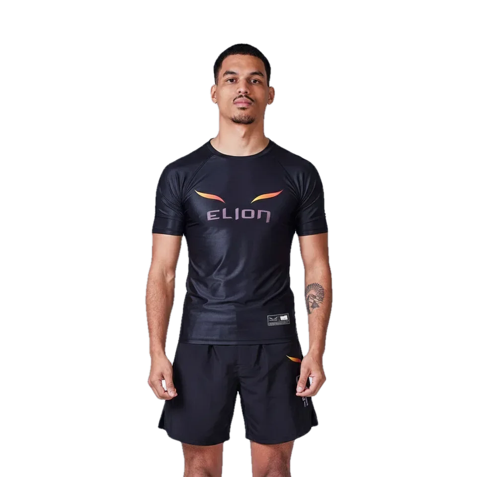 Rashguard Naruto × Elion Classic manches courtes, Naruto noir