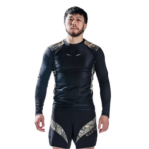 Rashguard Elion Forest manches longues, noir