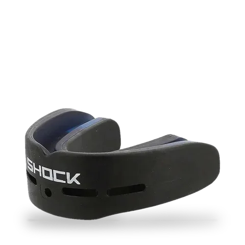 Protège-dents Shock Doctor double Nano, gel noir
