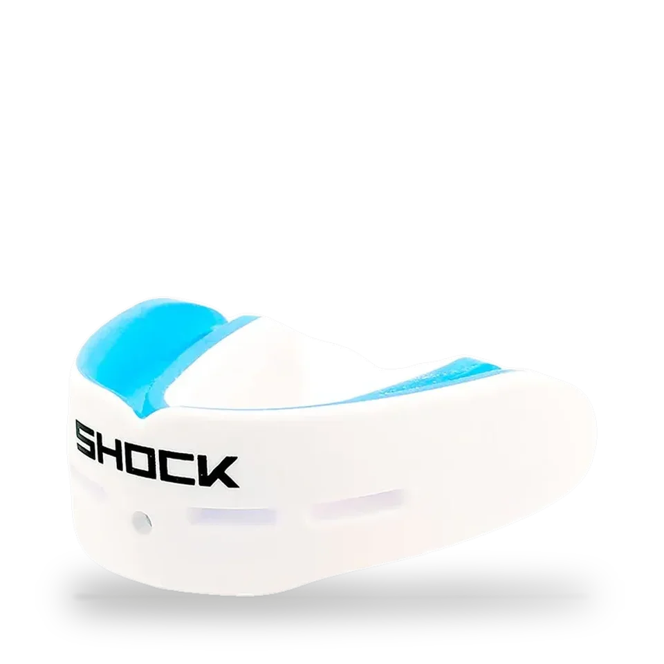 Protège-dents Shock Doctor double Nano, gel blanc