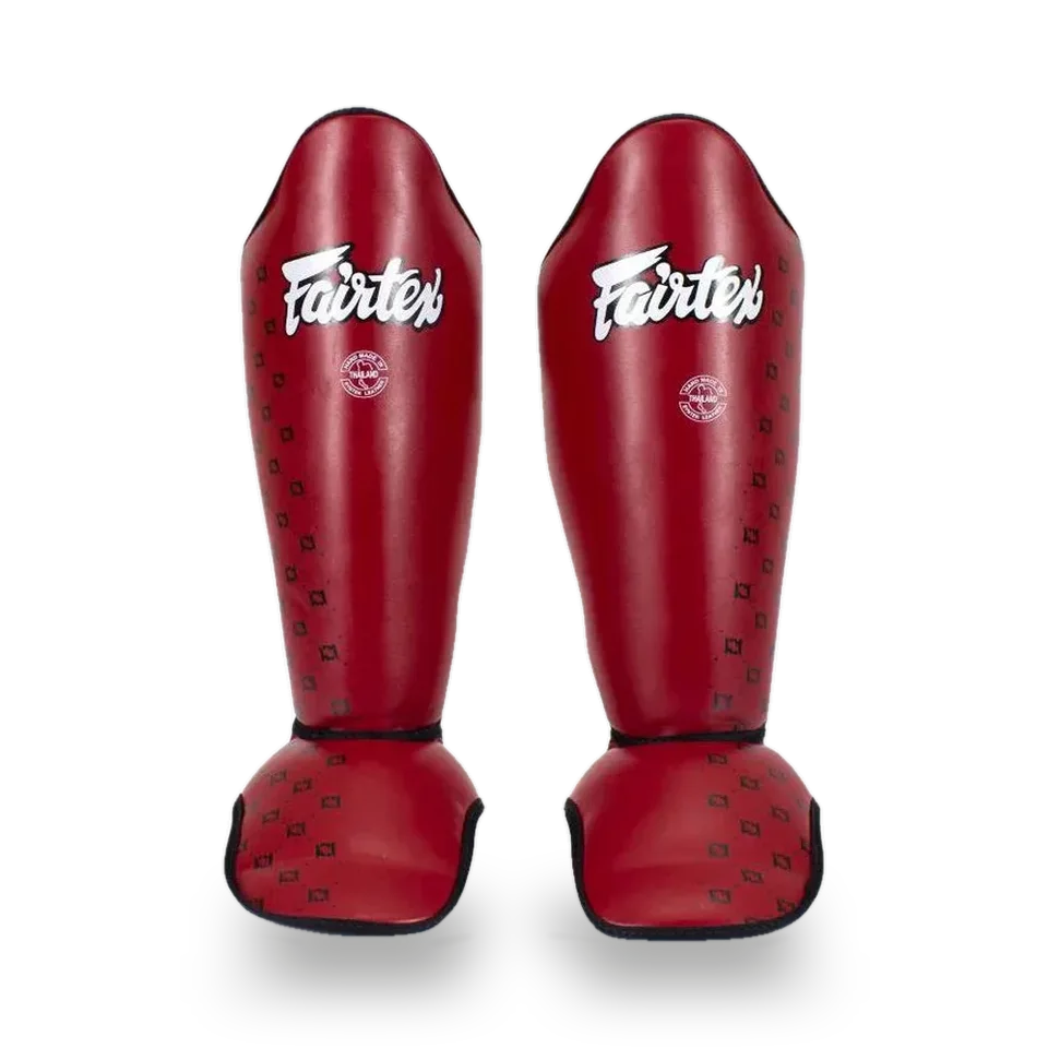 Protège-tibias et pieds Fairtex SP5, rouge