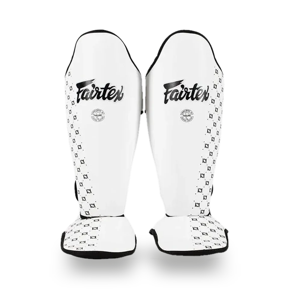 Protège-tibias et pieds Fairtex SP5, blanc