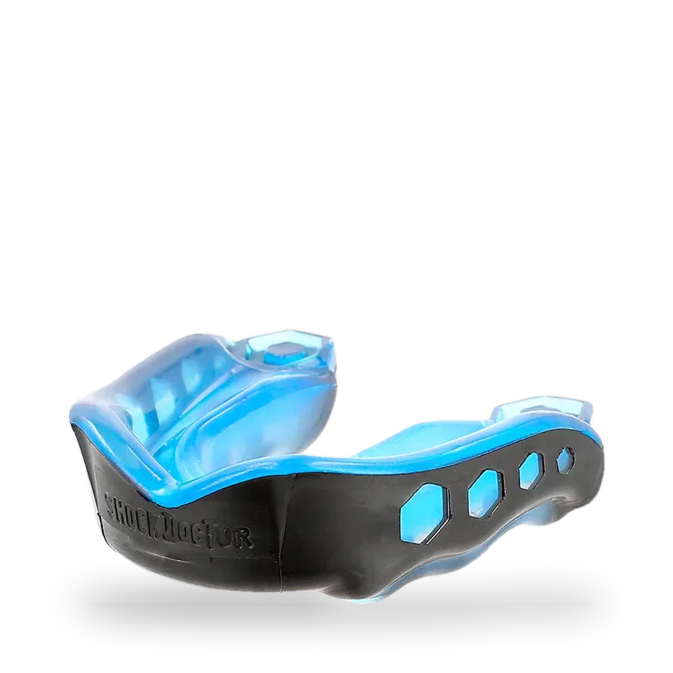Protège-dents Shock Doctor Gel Max adulte, bleu et noir