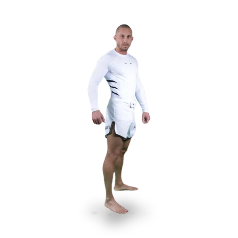 Rashguard Elion manches longues, blanc