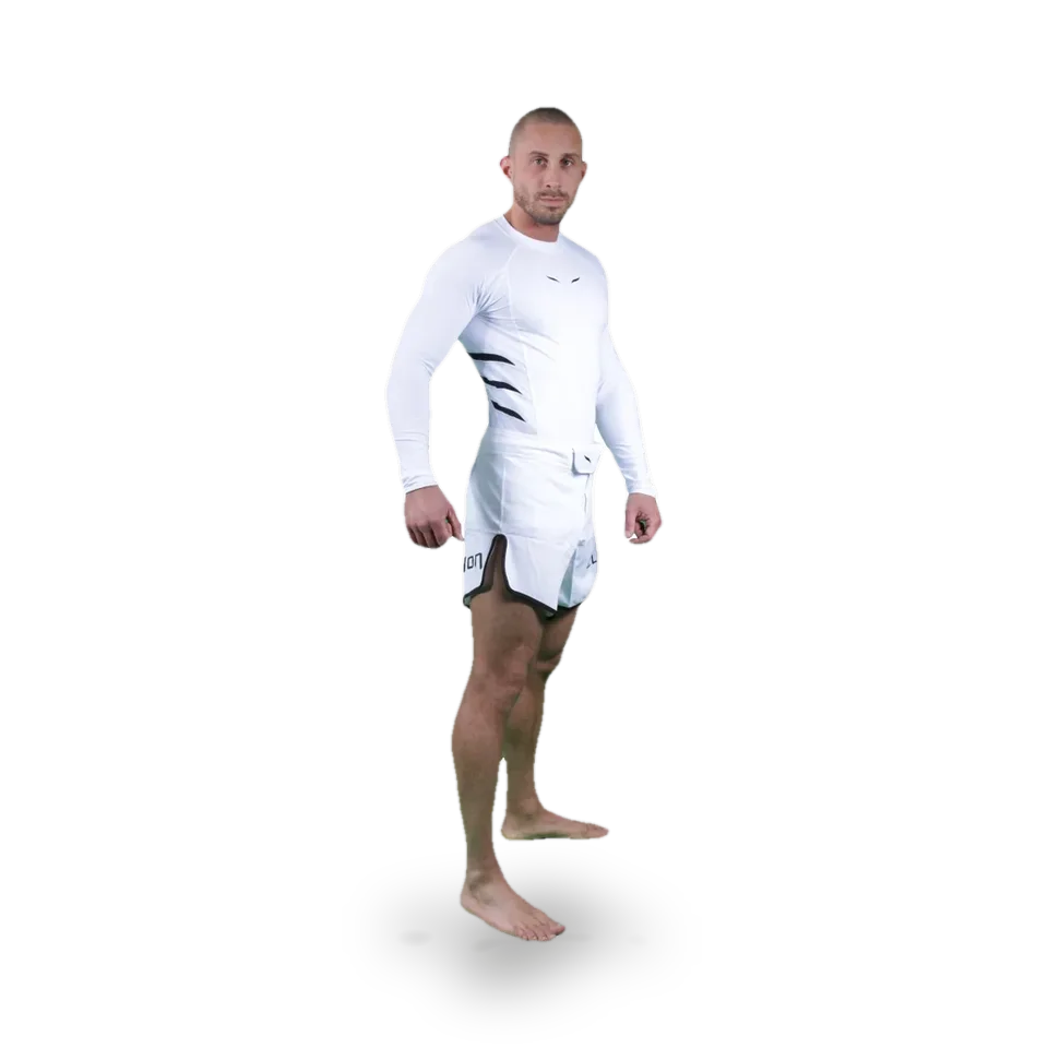Rashguard Elion manches longues, blanc