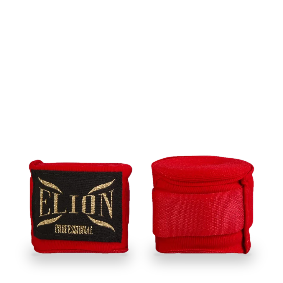 Bandes de boxe Elion 4,5 m, rouge