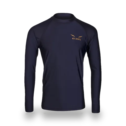 Rashguard Elion Monochrome manches longues, bleu