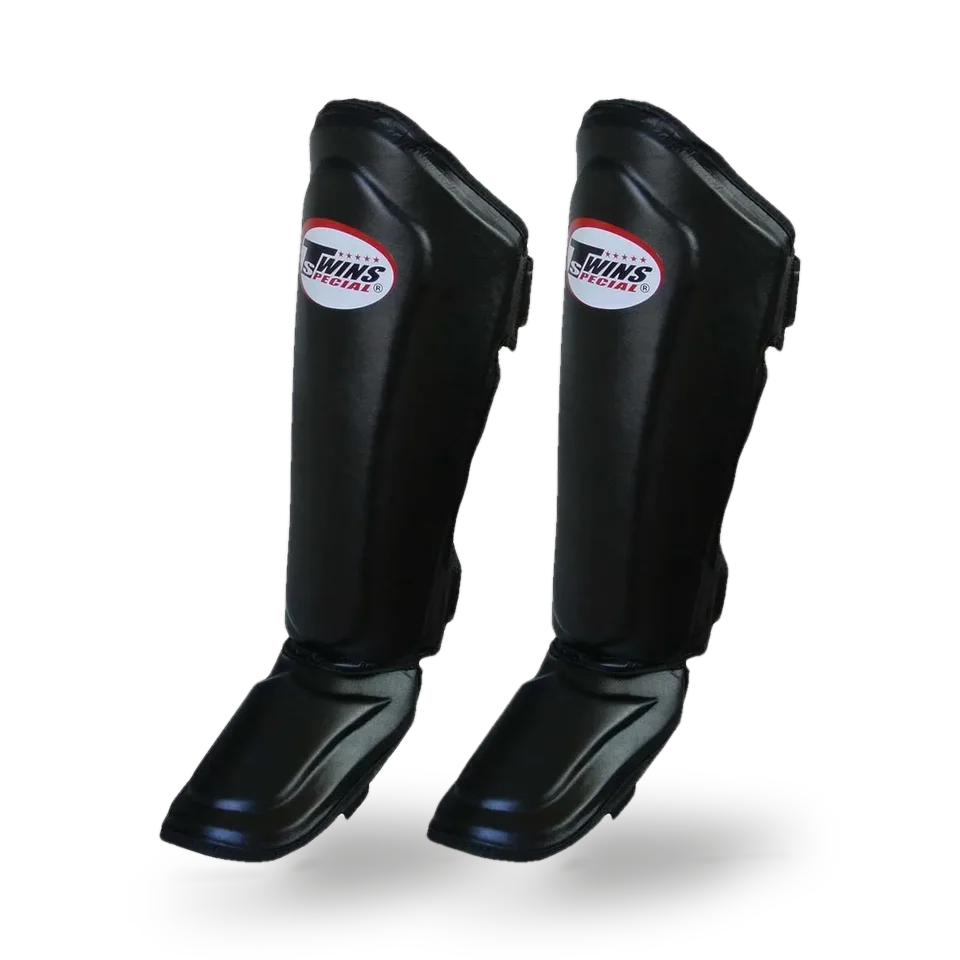 Protège-tibias et pieds Twins SGS10, noir