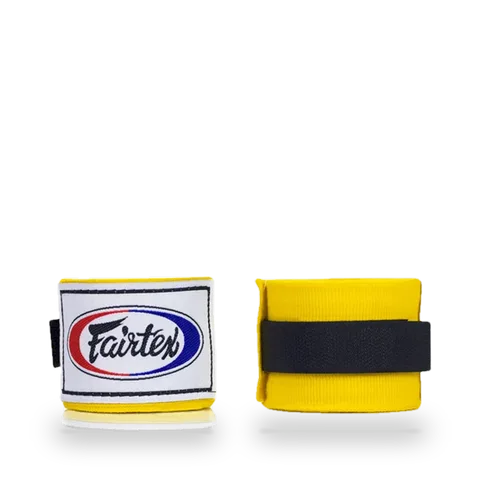 Bandes de boxe Fairtex, jaune