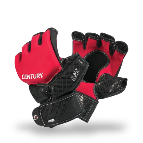 Gants MMA Century Brave Competition Training, noir et rouge