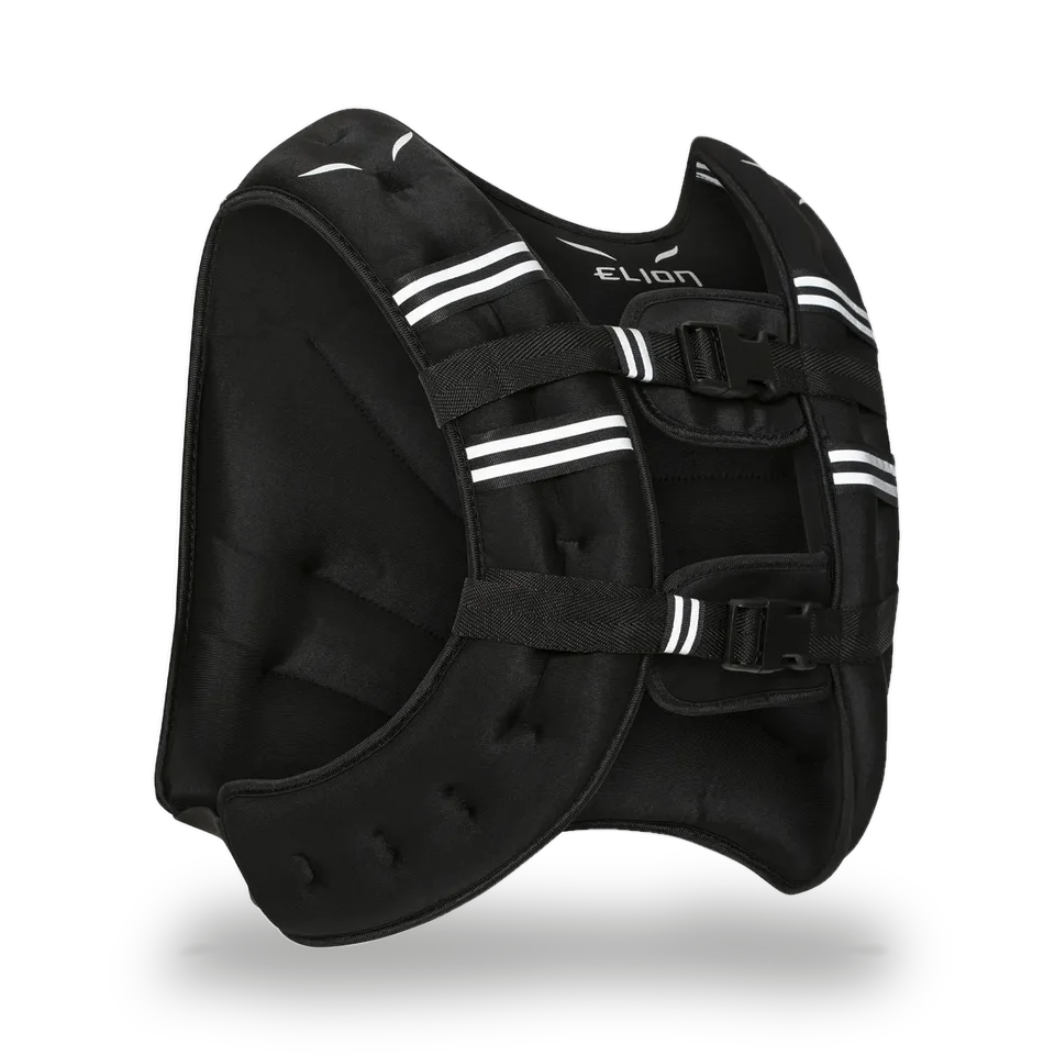 Gilet lesté de sable Elion Power 10 kg, noir