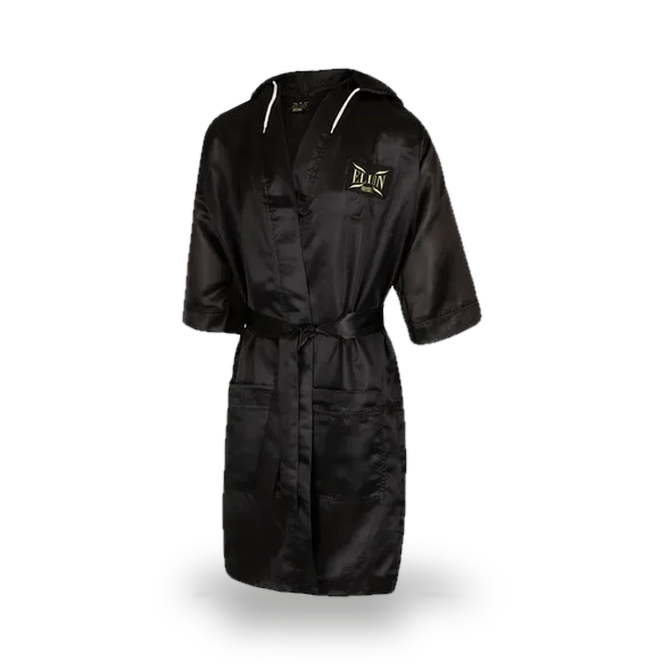 Peignoir de boxe à capuche Elion, noir