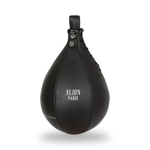 Poire de vitesse Elion, cuir noir