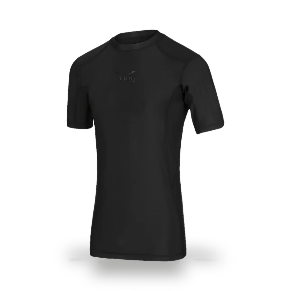 Rashguard Elion Monochrome manches courtes, noir