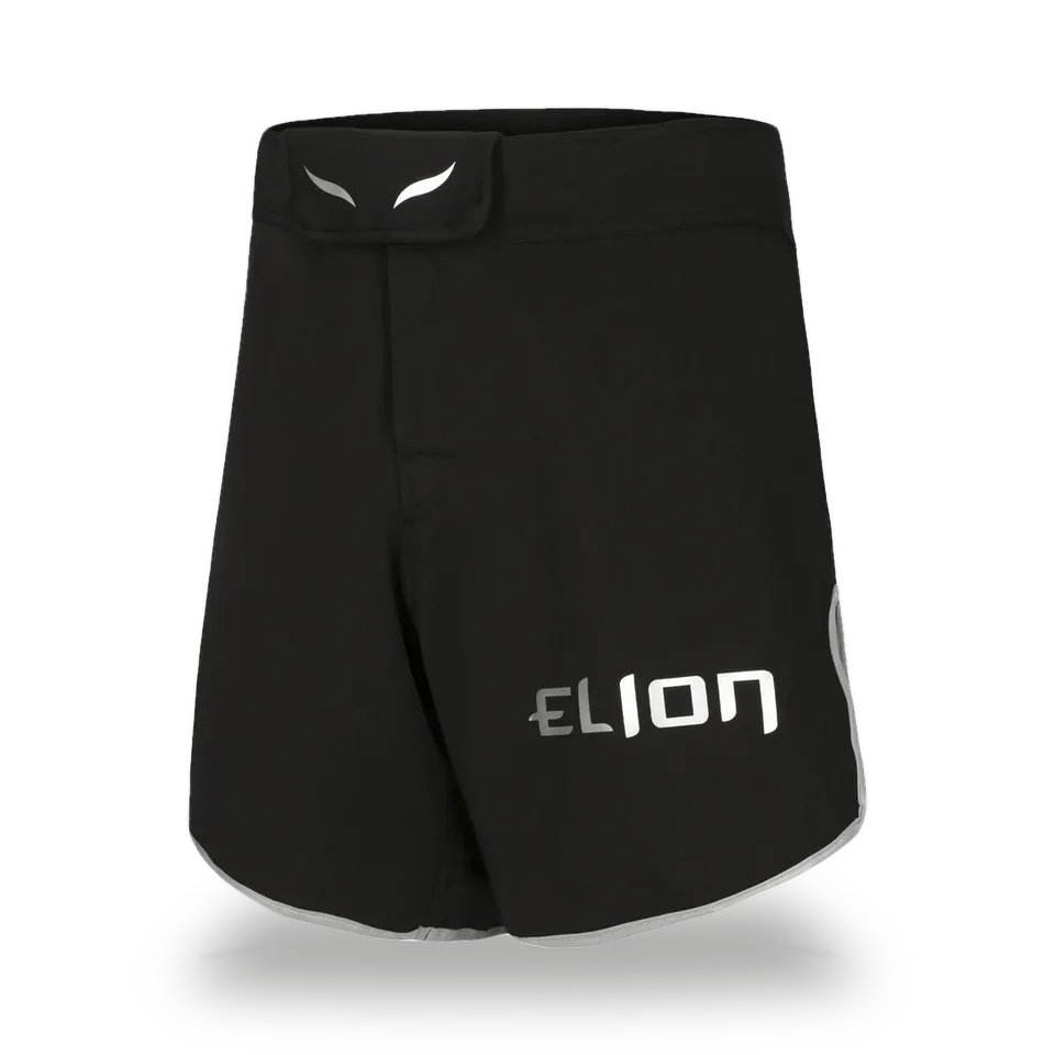 Short MMA Elion, noir et réfléchissant
