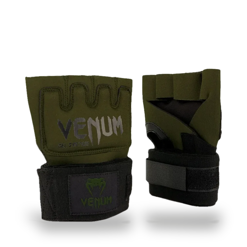 Sous-gants Venum Kontact, gel kaki et noir
