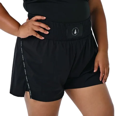 Short femme Athena Theia Boxing, noir