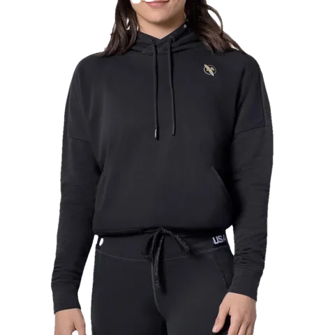 Sweat à capuche pour femme Hayabusa, noir