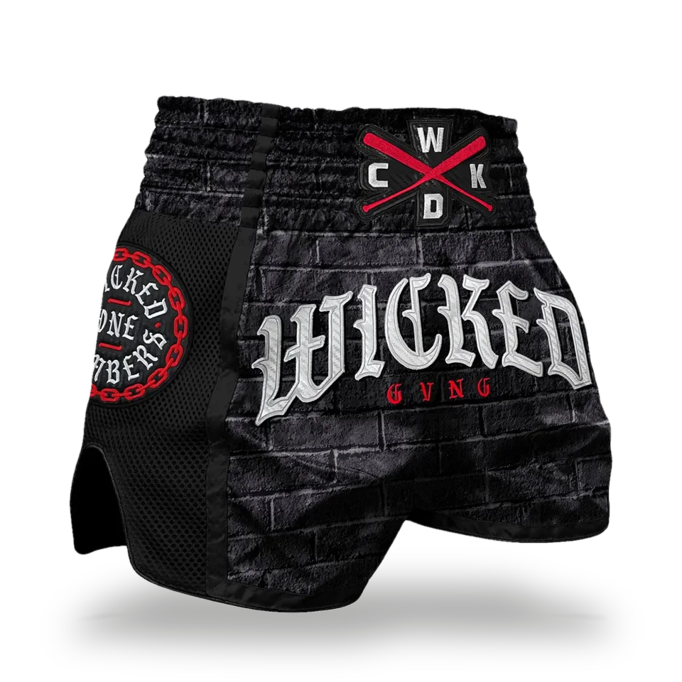 Short de boxe thaï Wicked One Brotherhood