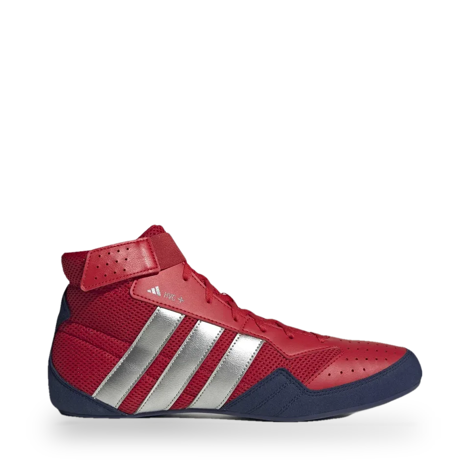 Chaussures de lutte Adidas Havoc Plus, rouge et argent