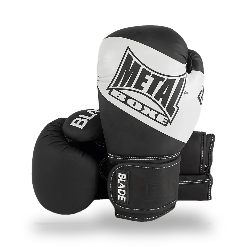 Gants de boxe Blade Metal Boxe — noir et blanc