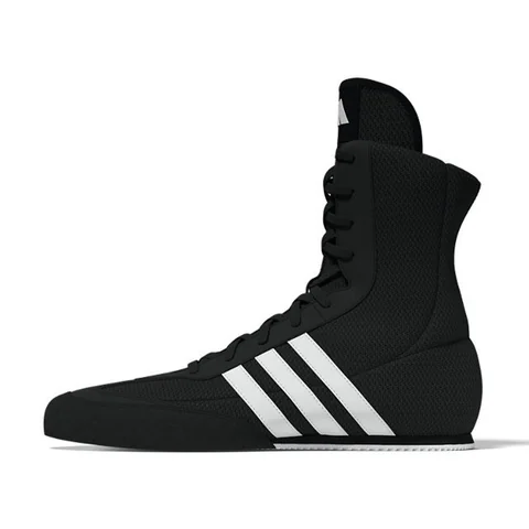 Chaussures de boxe Adidas Box Hog 2 — noir et blanc