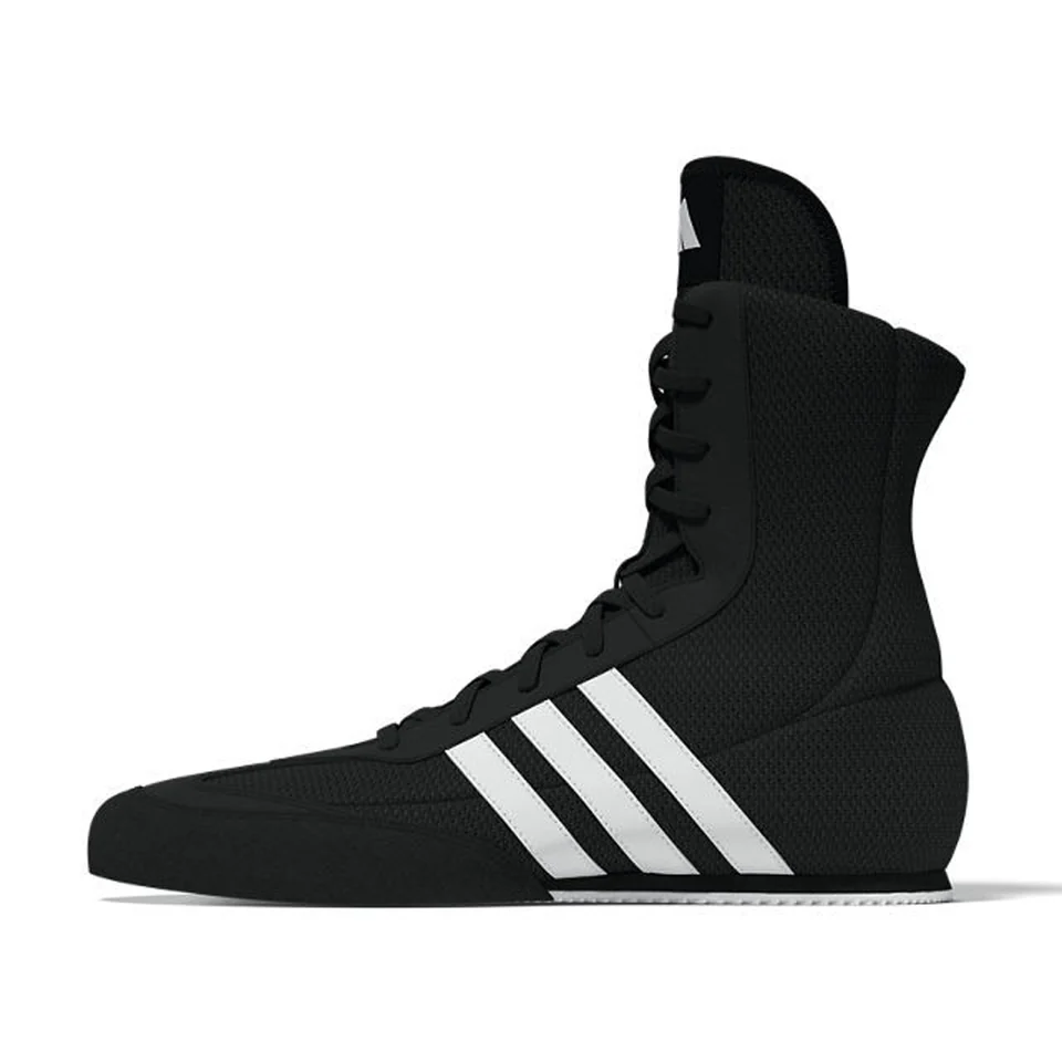 Chaussures de boxe Adidas Box Hog 2 — noir et blanc